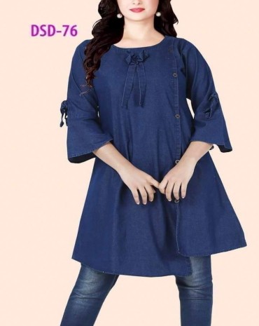 Denim Kurti One Piece